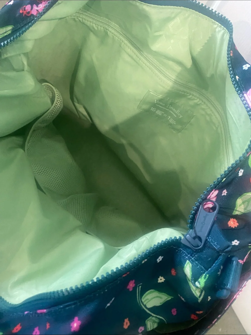 Vera Bradley ReActive Tote - “Hope Blooms Teal”